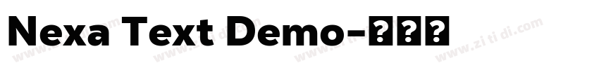 Nexa Text Demo字体转换